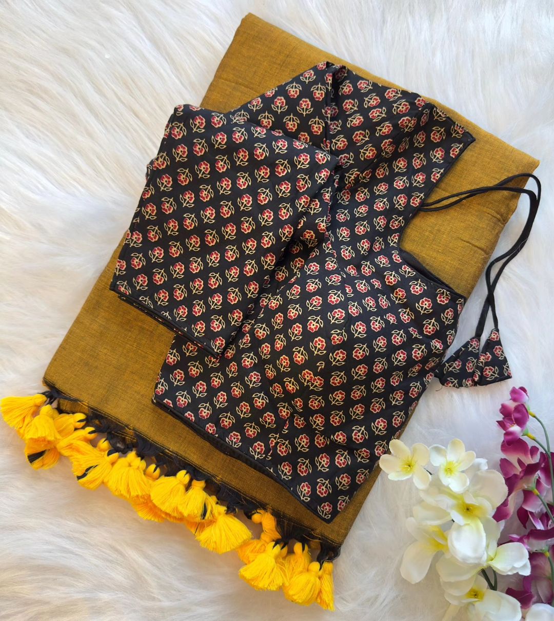 Khadi cotton saree