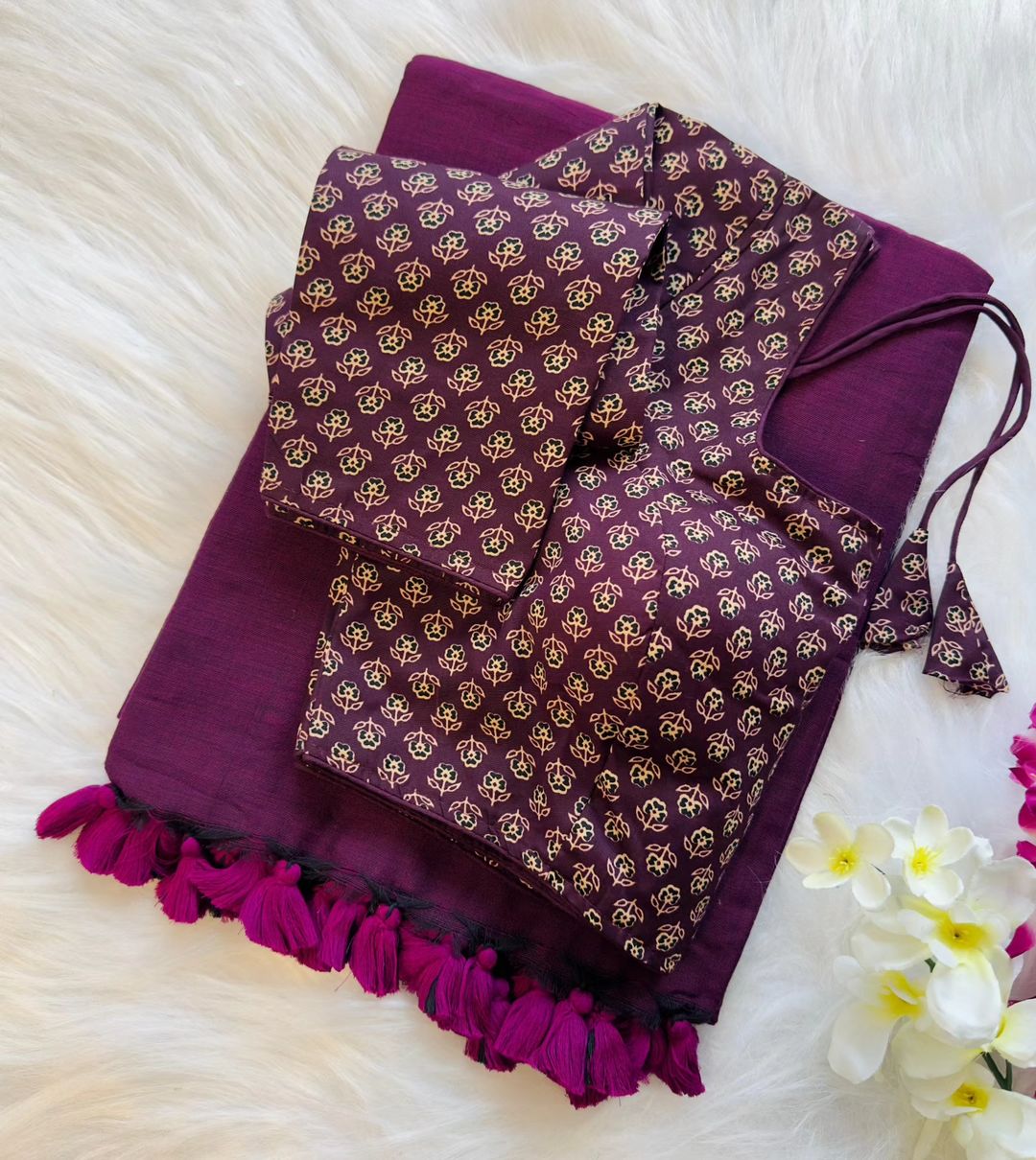 Khadi cotton saree