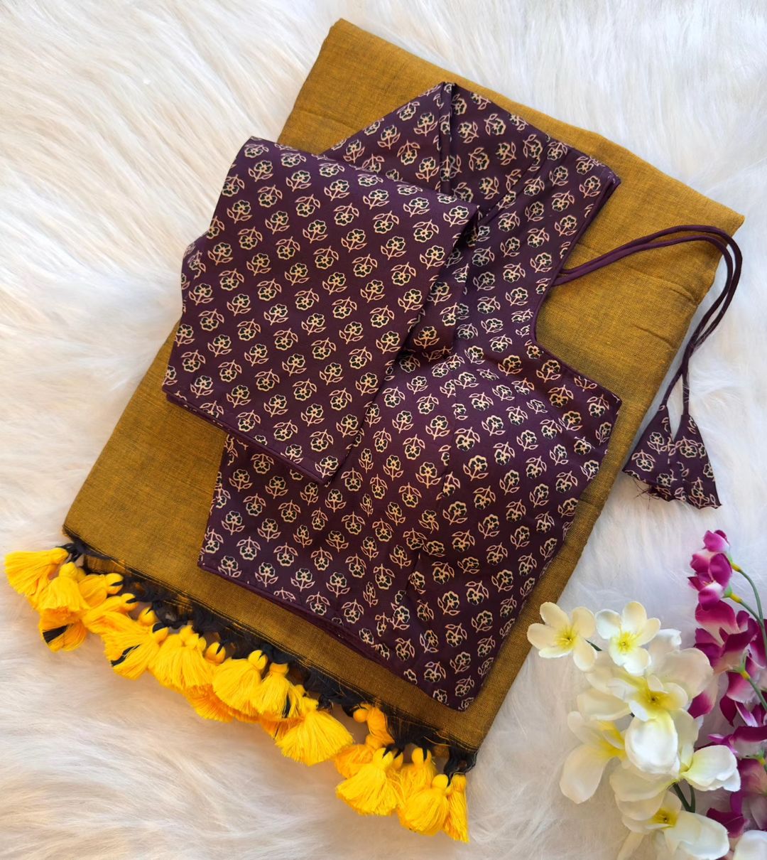 Khadi cotton saree