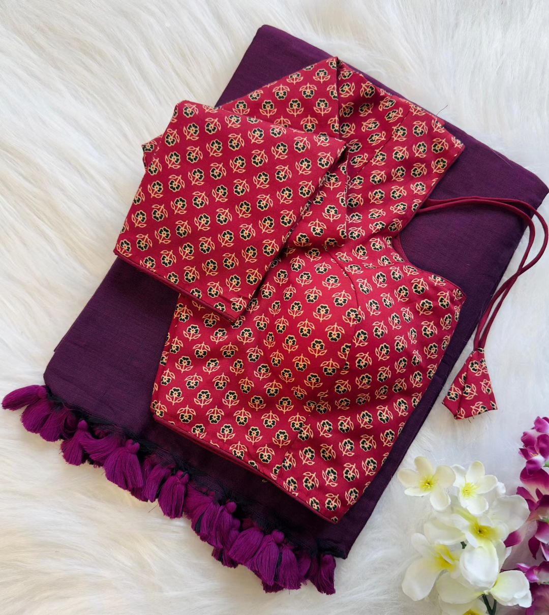 Khadi cotton saree