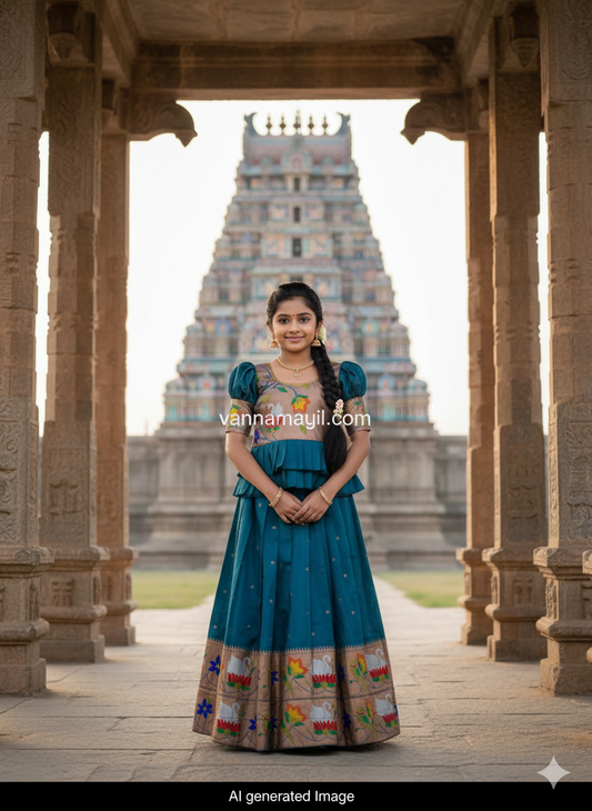 Paithani Silk Skirt and Top
