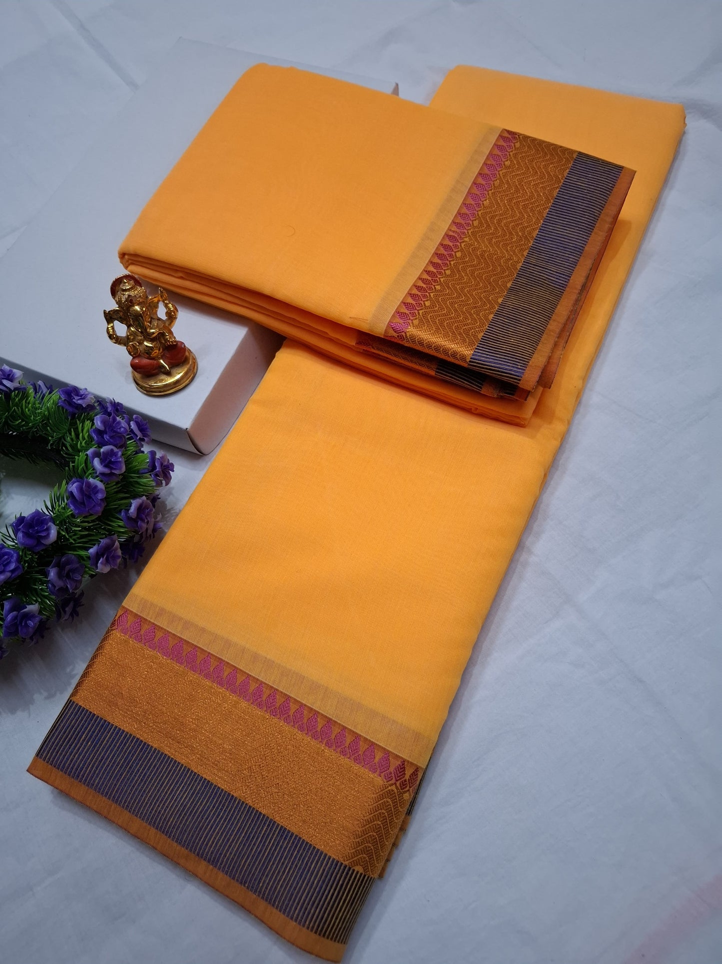 Kota Cotton Plain Saree