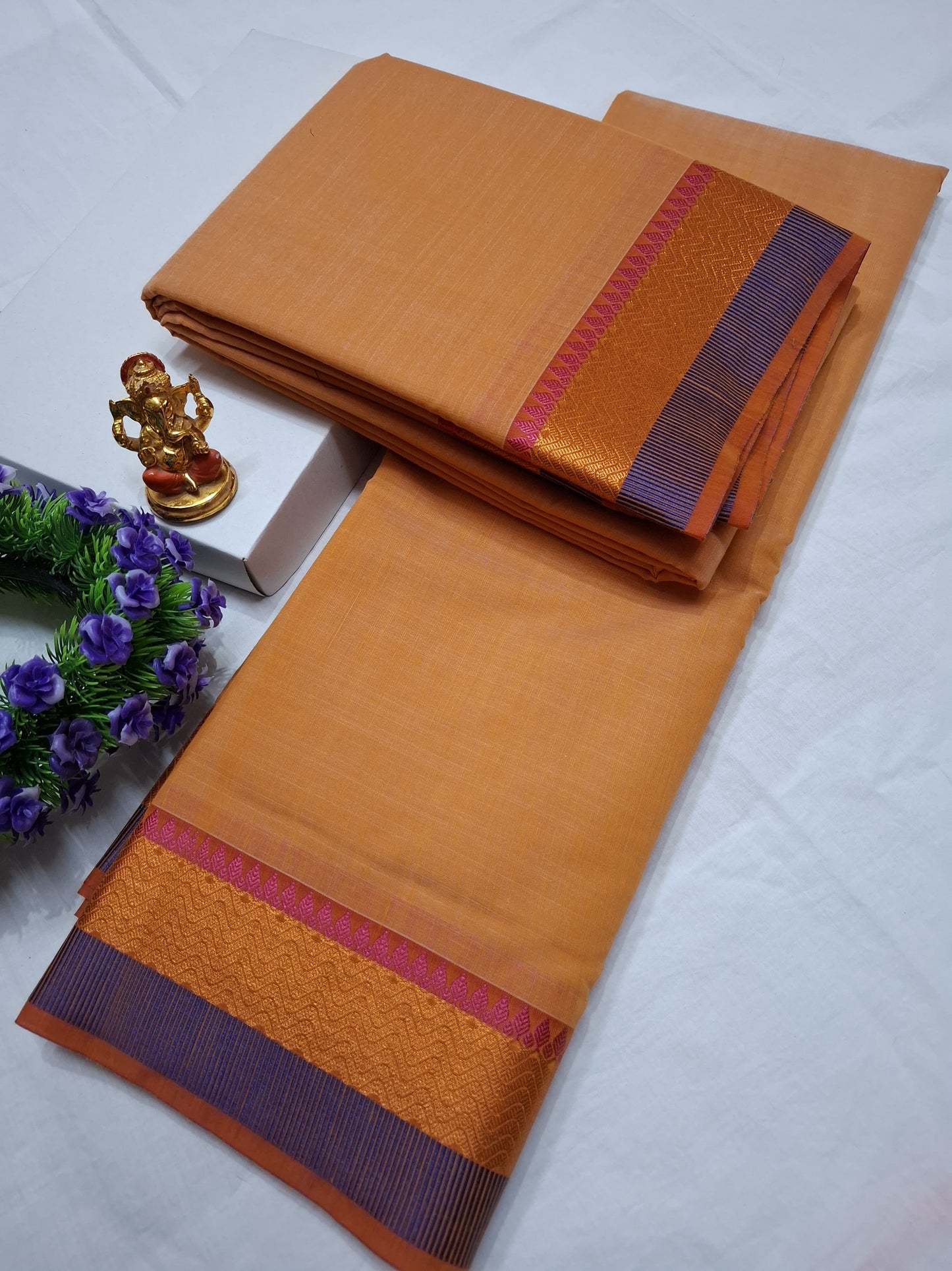 Kota Cotton Plain Saree