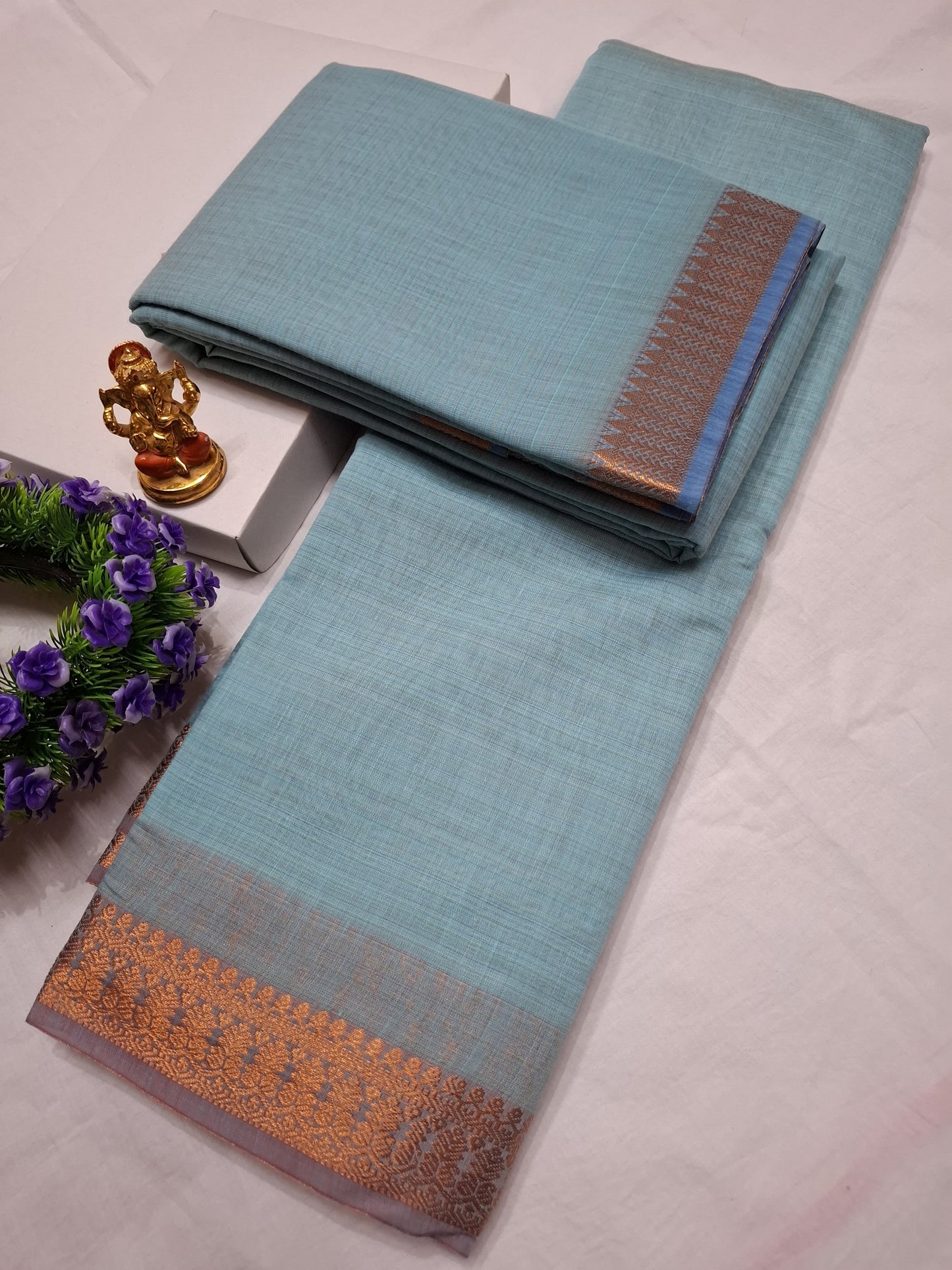 Kota Cotton Plain Saree