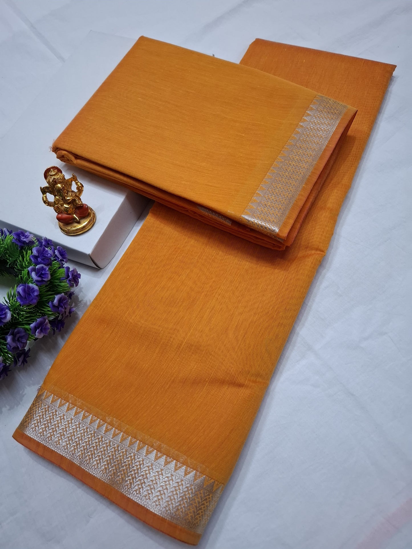 Kota Cotton Plain Saree