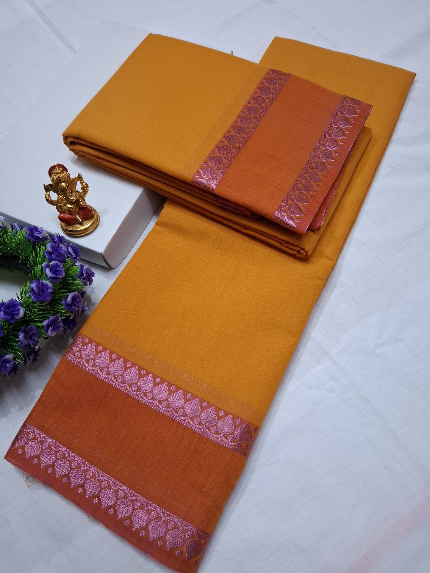 Kota Cotton Plain Saree