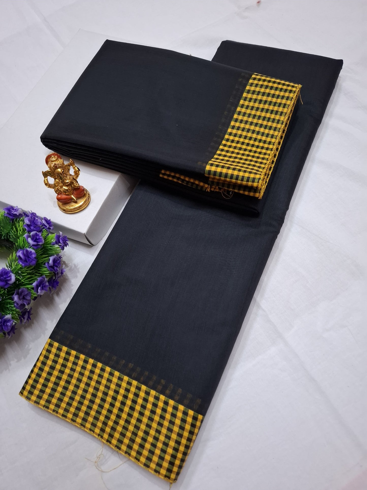 Kota Cotton Plain Saree