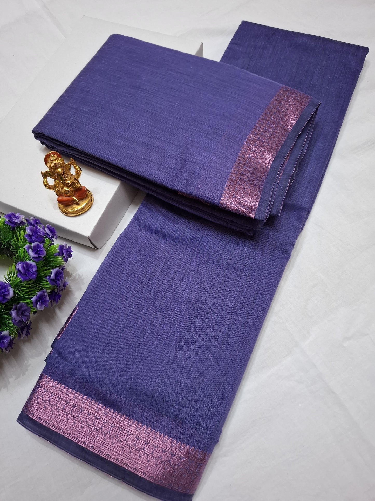 Kota Cotton Plain Saree