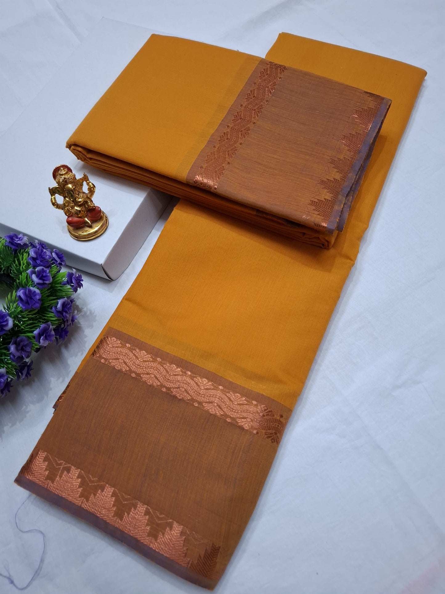 Kota Cotton Plain Saree