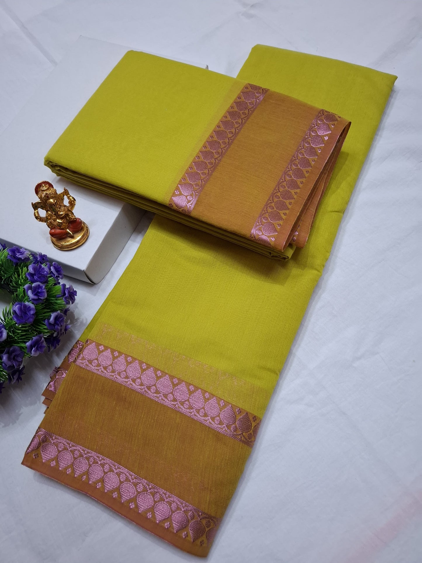 Kota Cotton Plain Saree