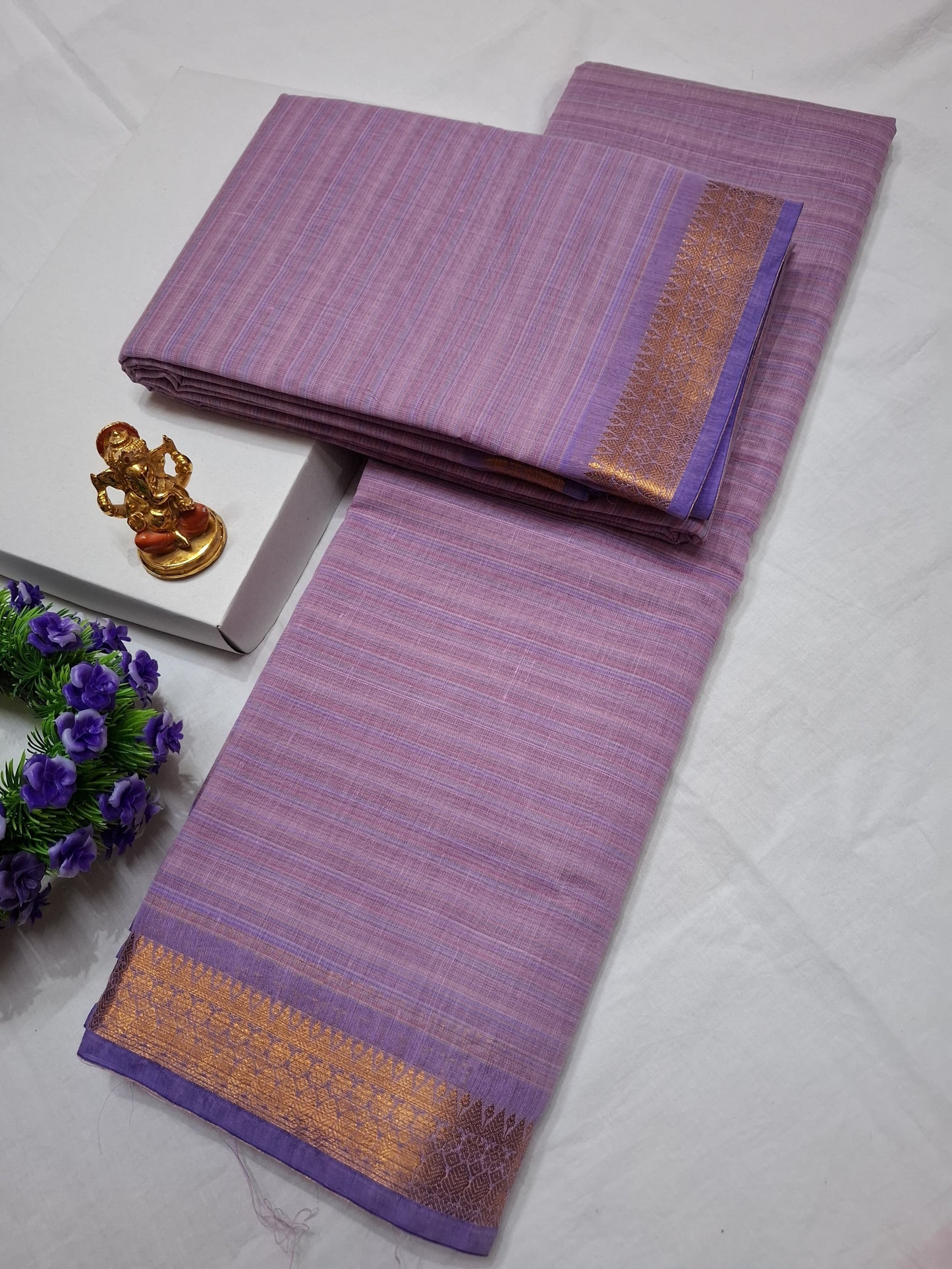 Kota Cotton Plain Saree