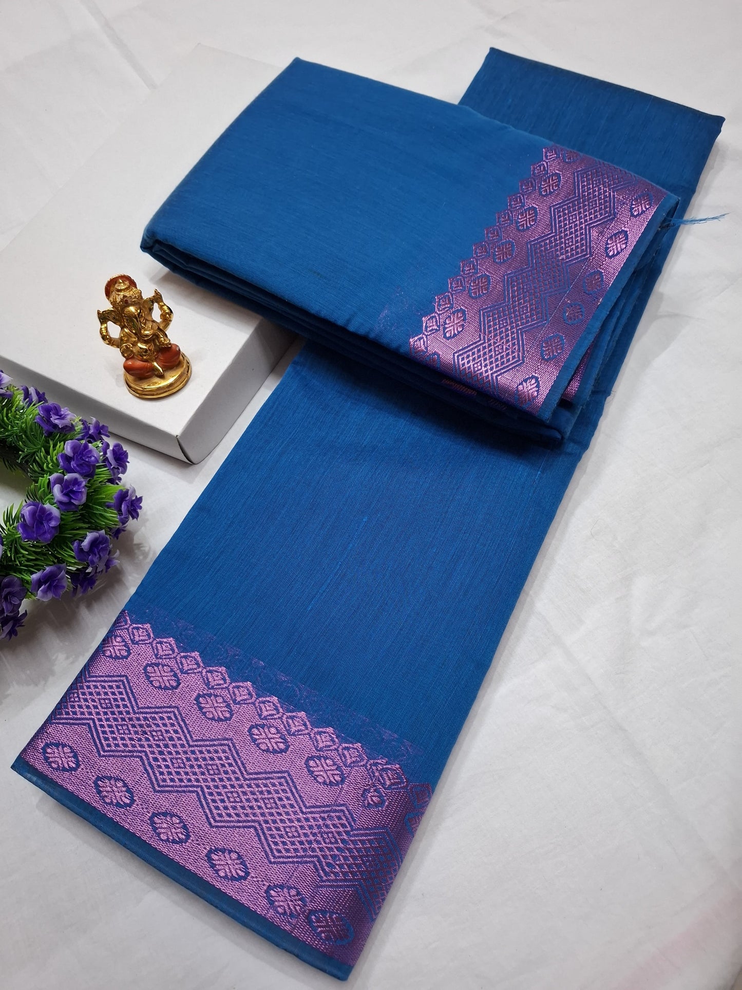 Kota Cotton Plain Saree