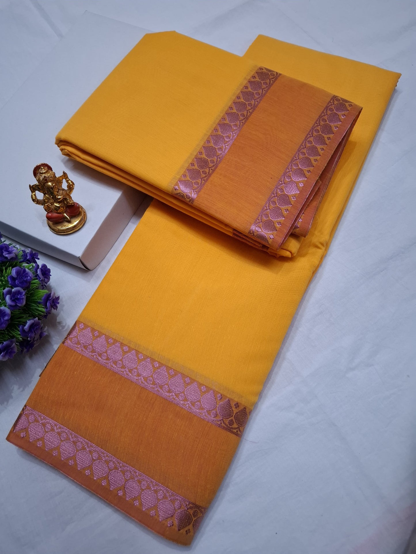 Kota Cotton Plain Saree