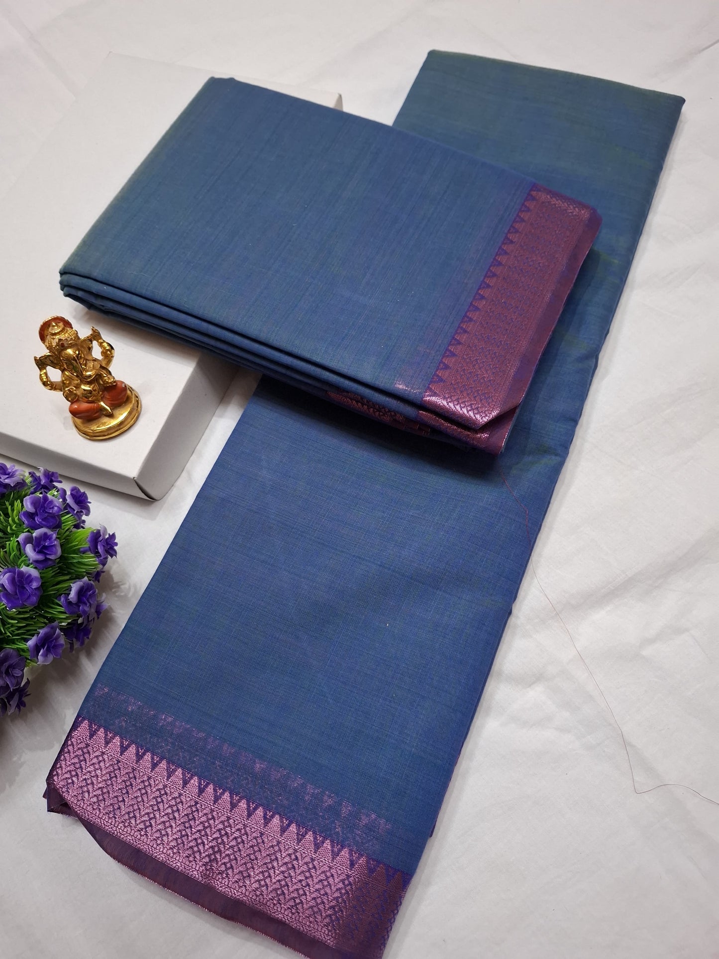 Kota Cotton Plain Saree