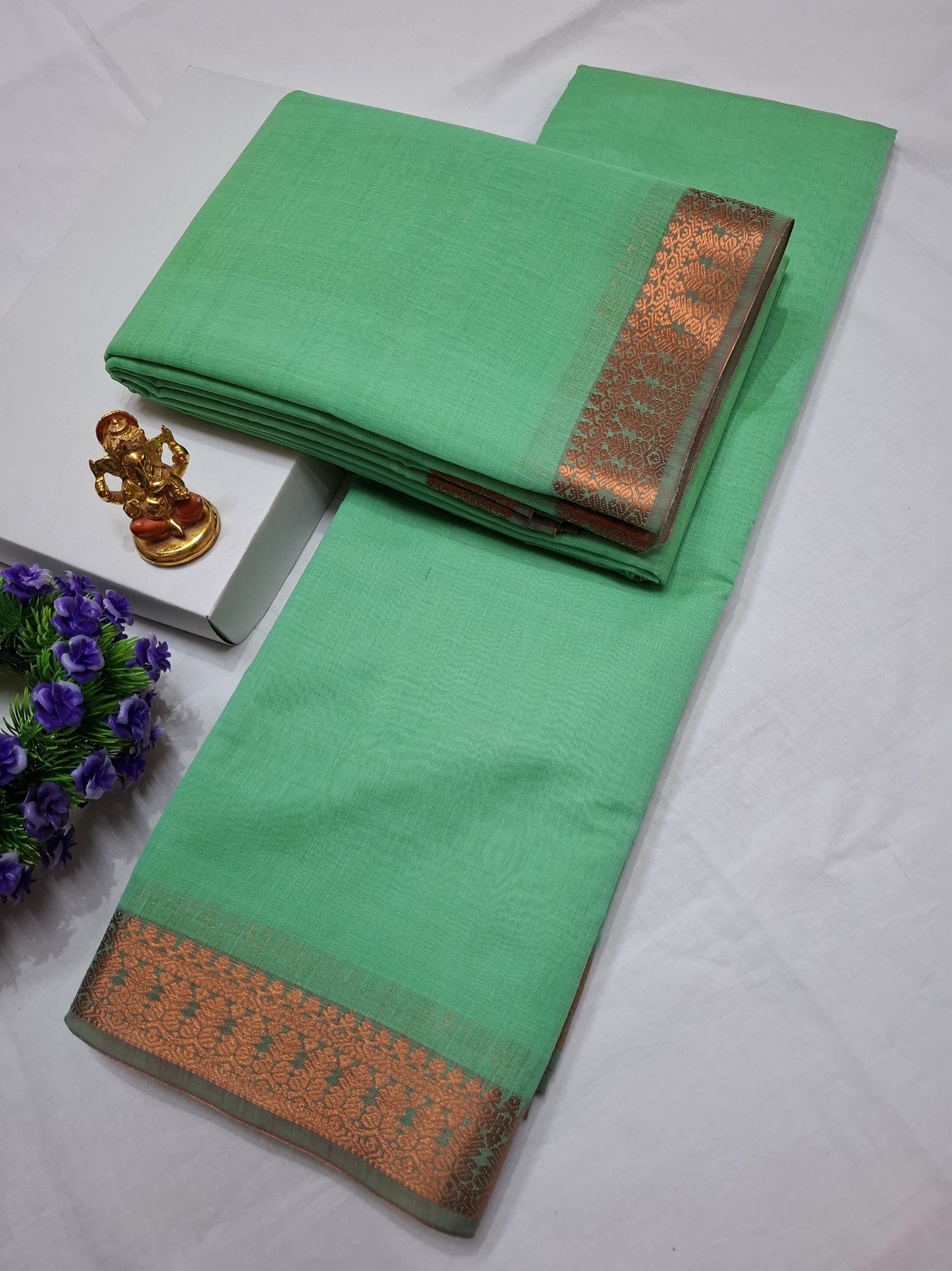 Kota Cotton Plain Saree