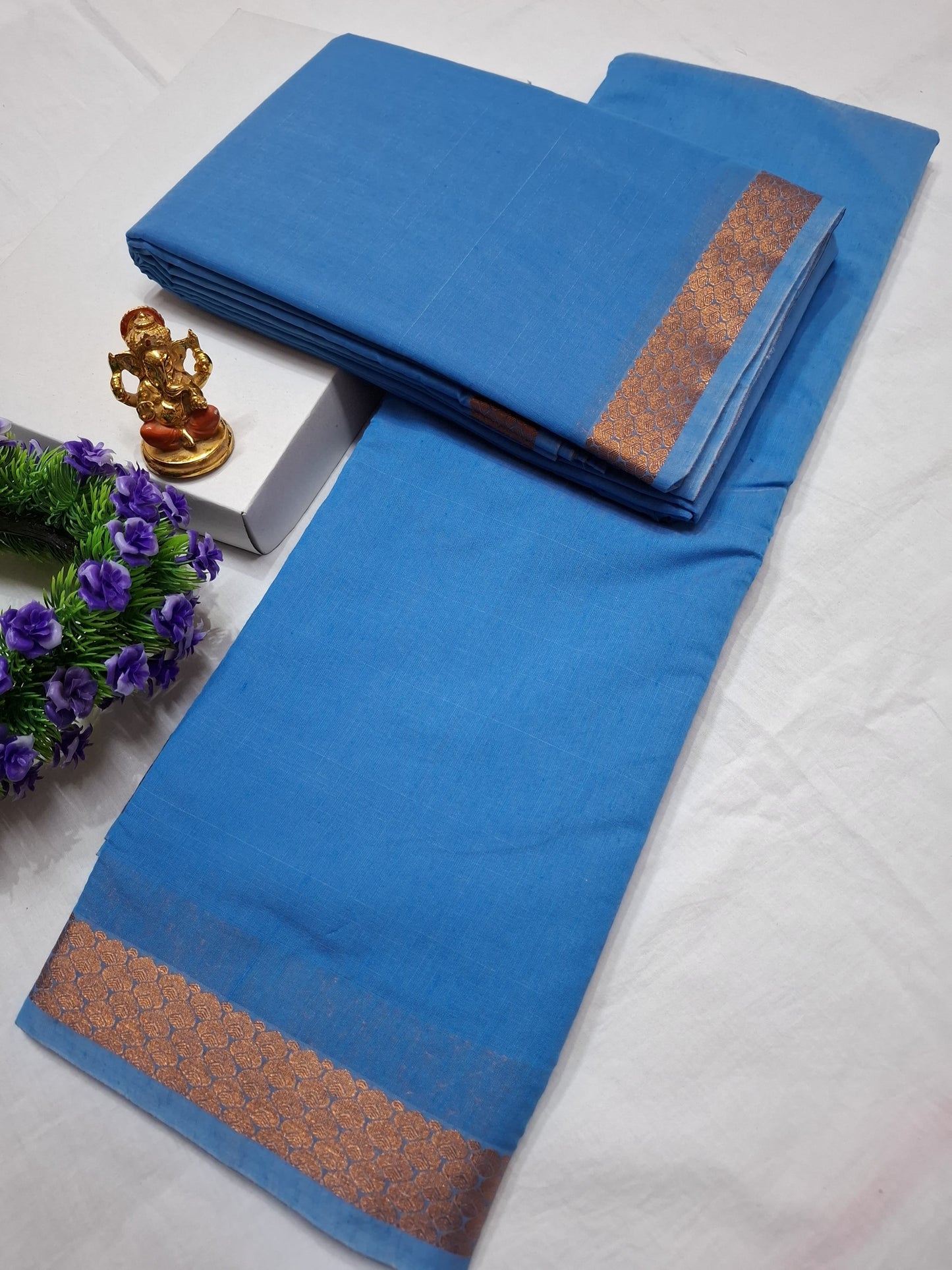 Kota Cotton Plain Saree