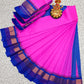 Silk Cotton Plain Saree