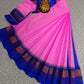 Silk Cotton Plain Saree