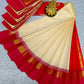 Silk Cotton Plain Saree