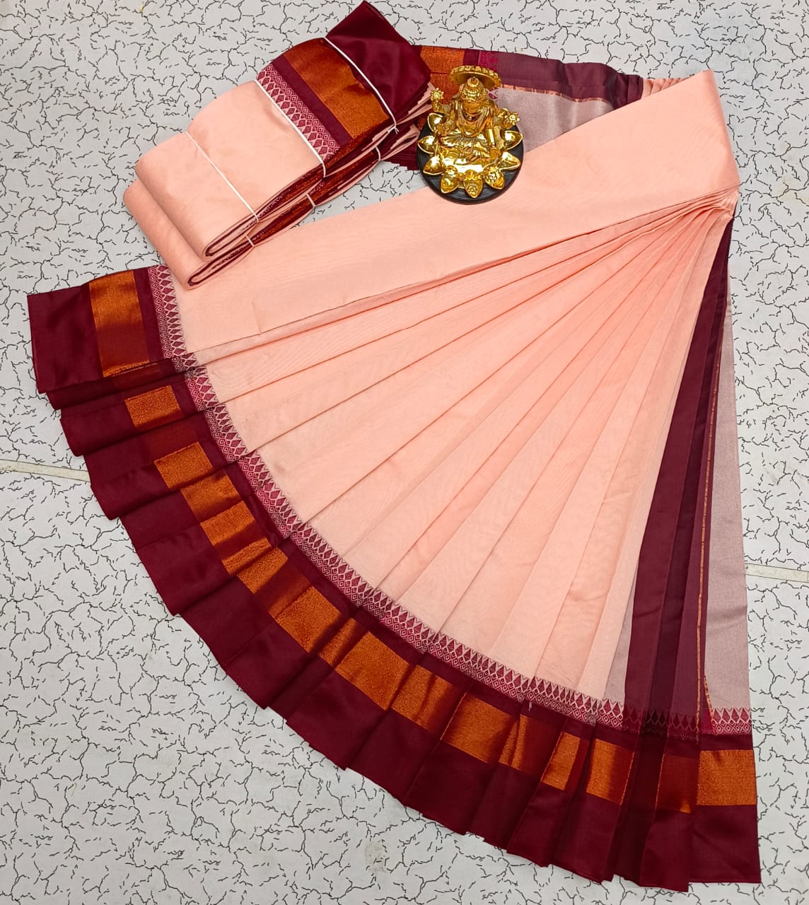 Silk Cotton Plain Saree