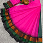 Silk Cotton Plain Saree