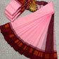 Silk Cotton Plain Saree