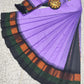 Silk Cotton Plain Saree