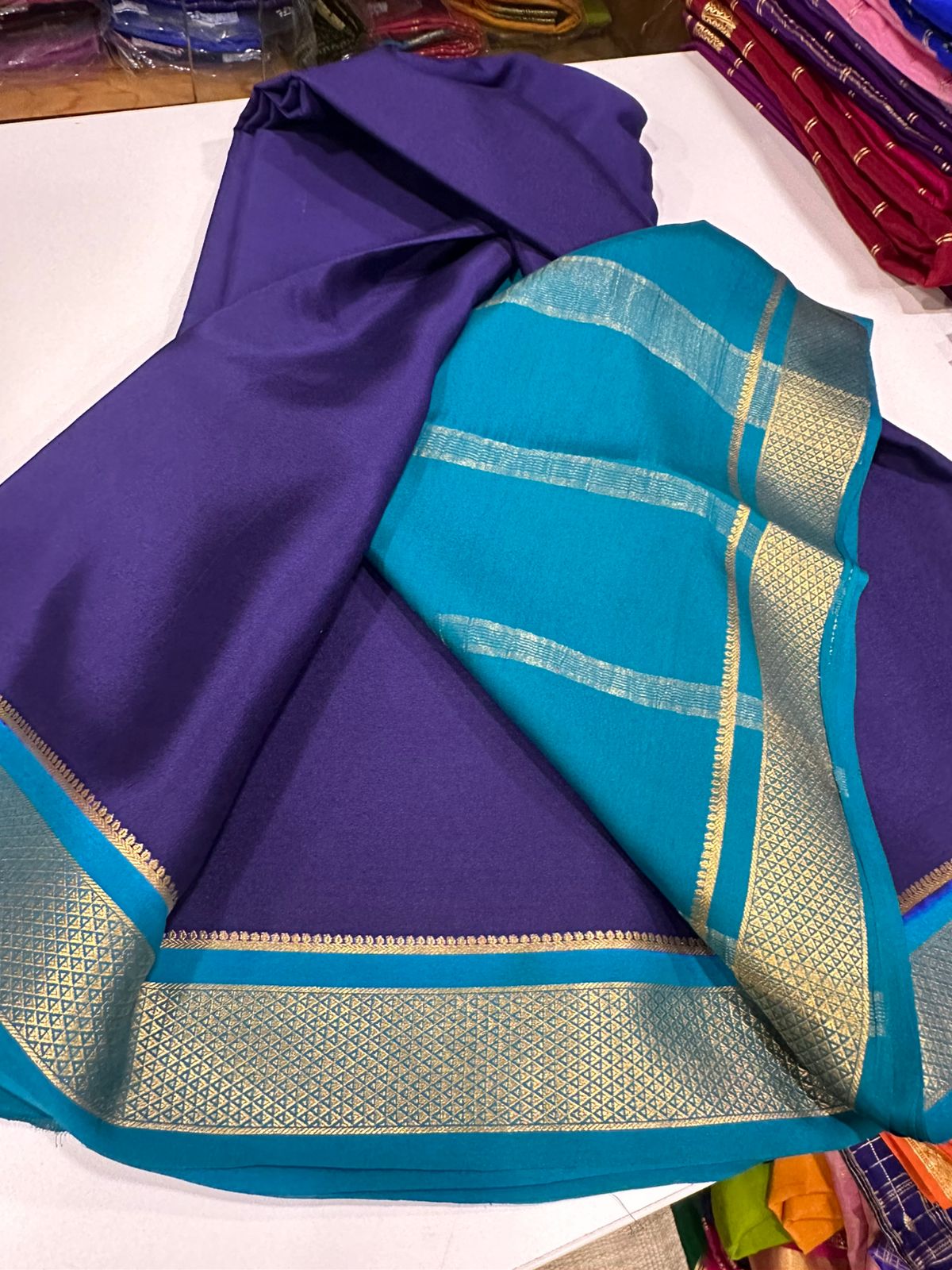 Ksic thickness pure mysore silk 110 count saree