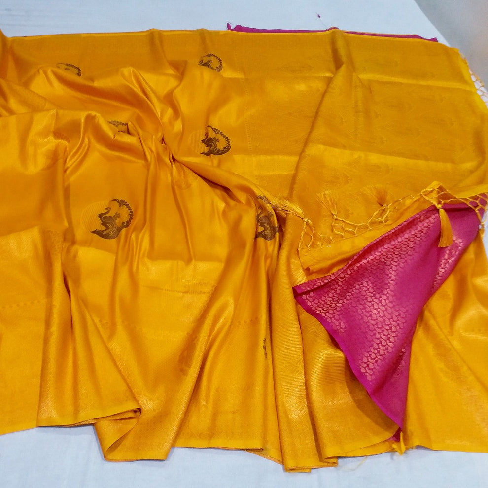 Kubera pattu vegan silk saree