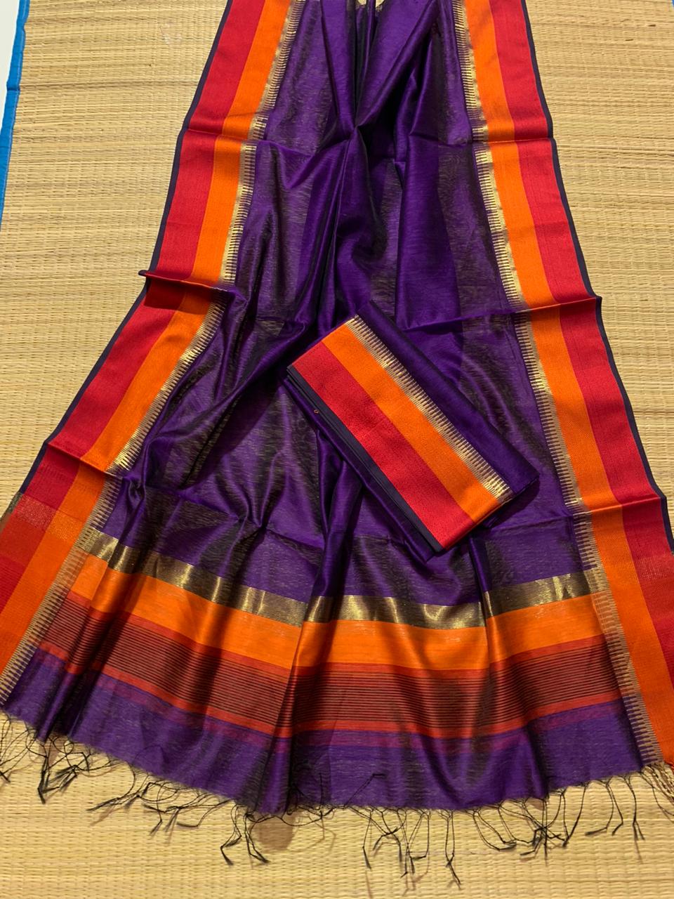 Maheshwari silk cotton dress material