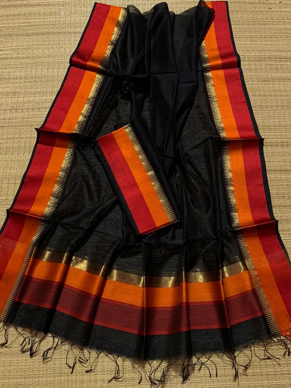 Maheshwari silk cotton dress material www.vannamayil