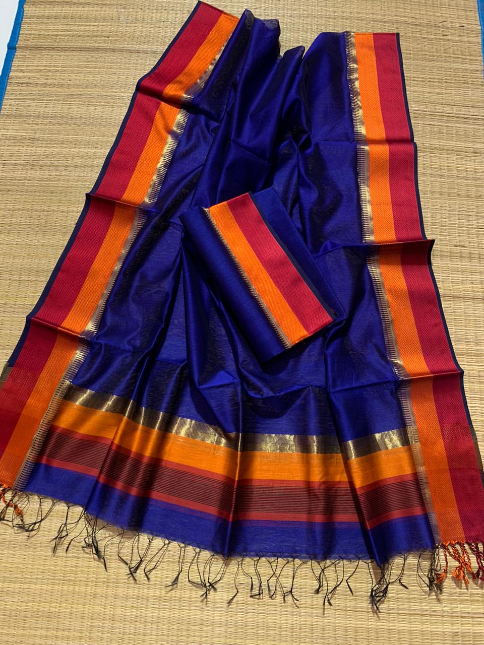 Maheshwari silk cotton dress material