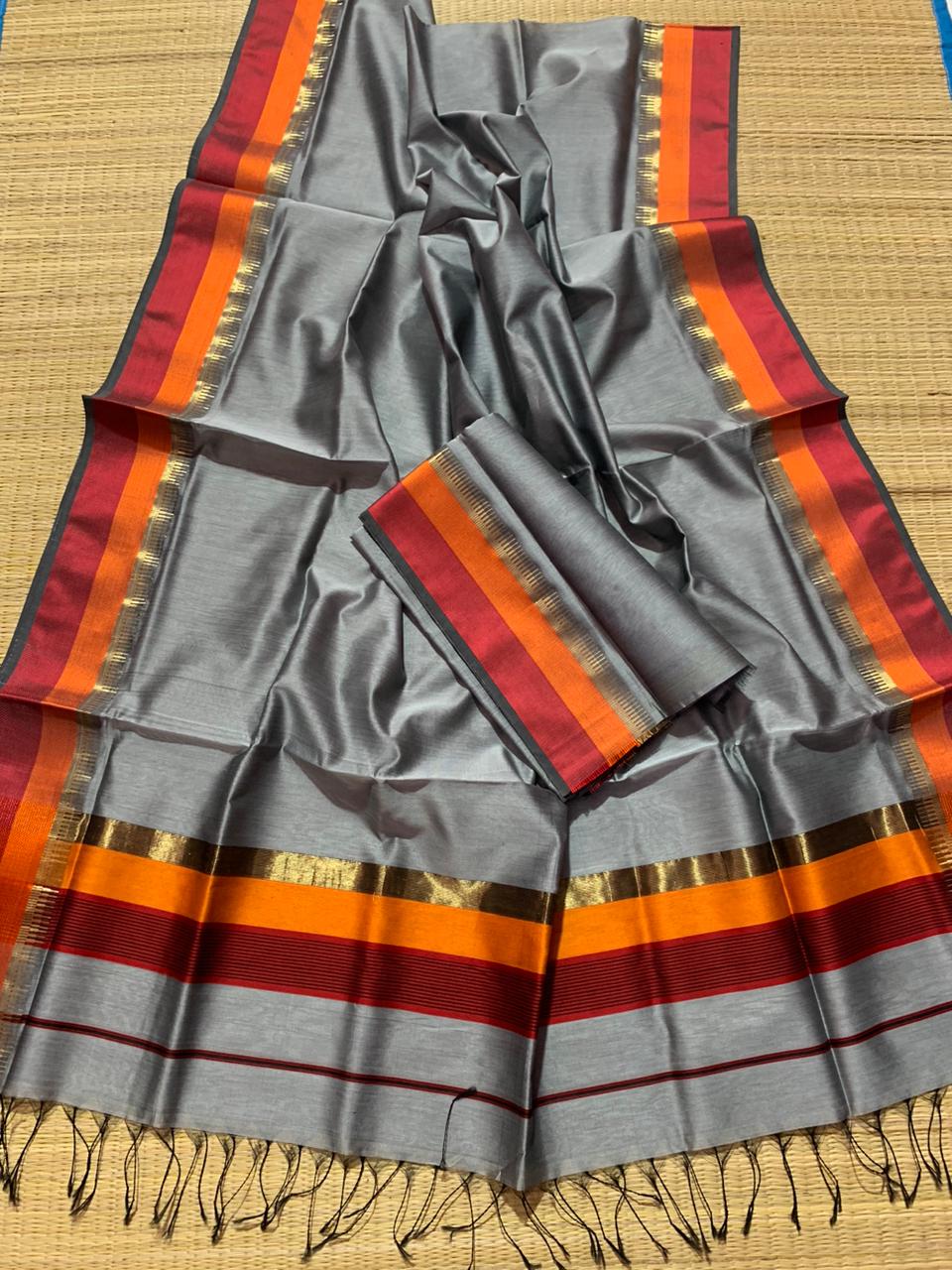 Maheshwari silk cotton dress material