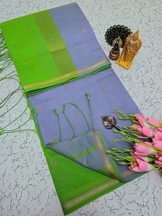 Maheswari-style Silk Cotton Saree