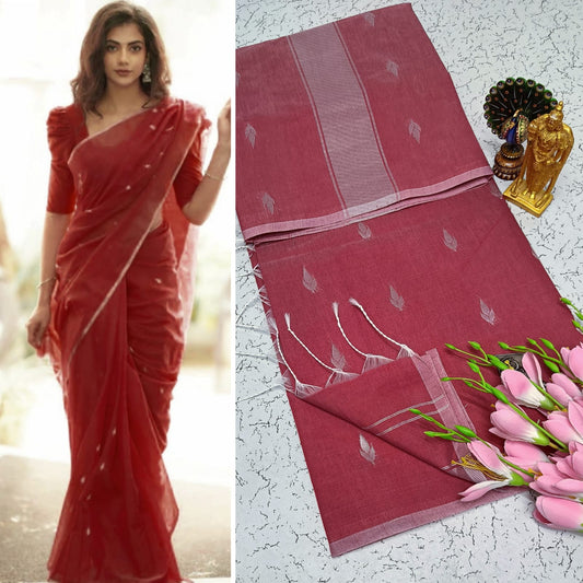 Maheswari-style Silk Cotton Saree