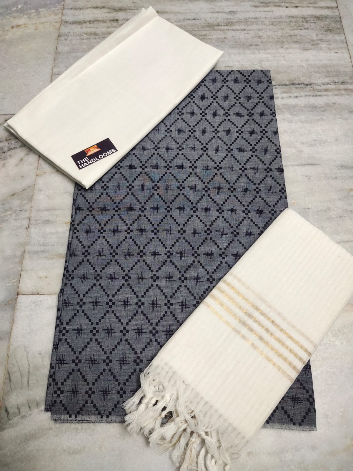 Mangalagiri handloom cotton printed dress material