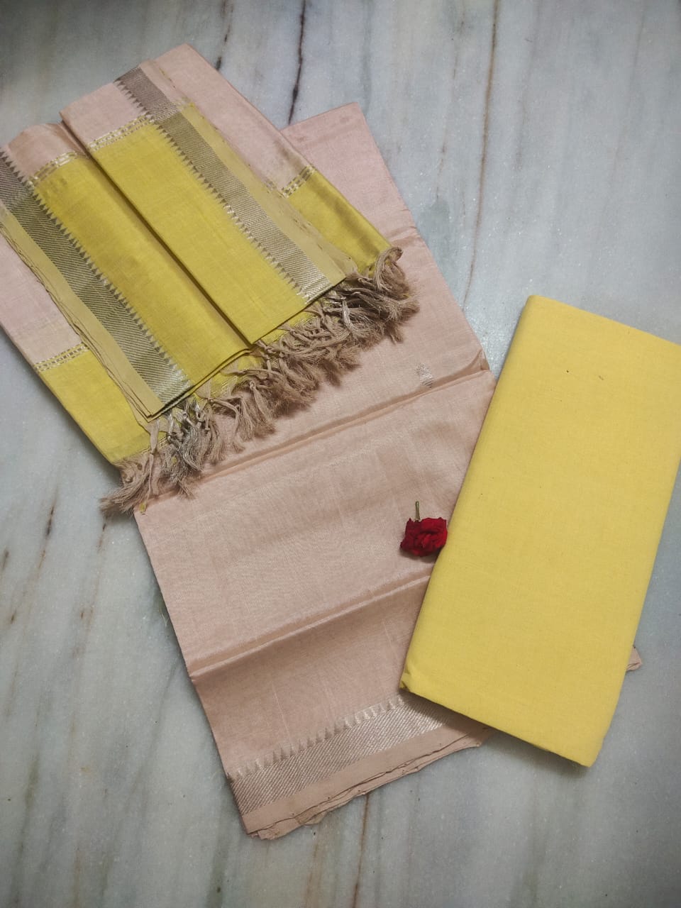 Mangalagiri handloom premium quality pattu dress material