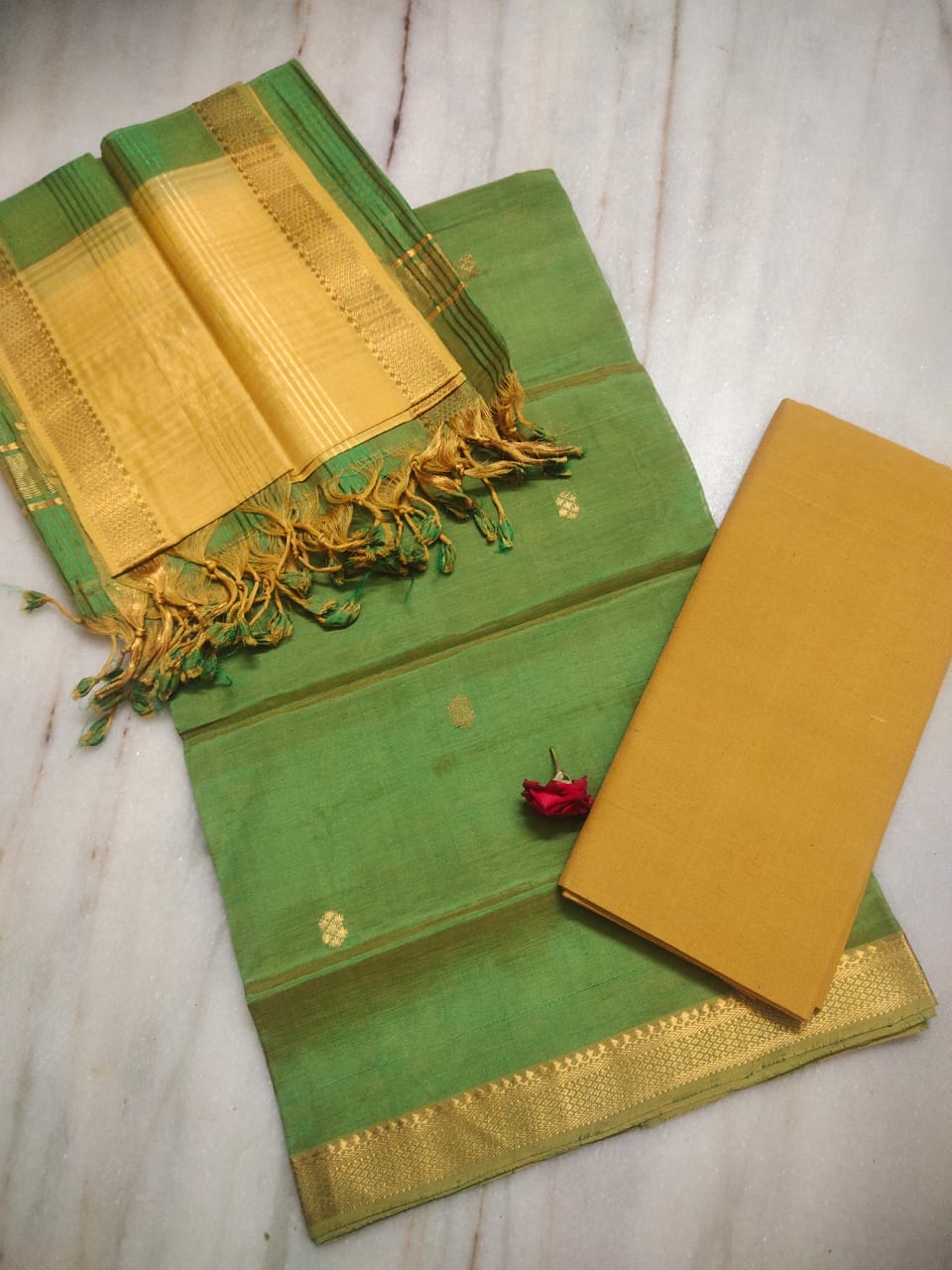 Mangalagiri handloom premium quality pattu dress material