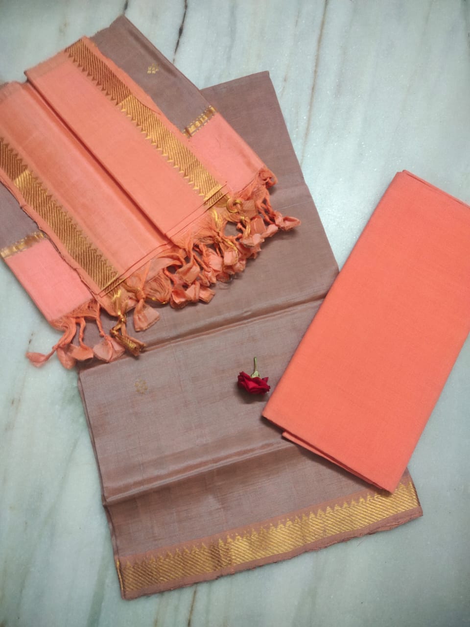 Mangalagiri handloom premium quality pattu dress material