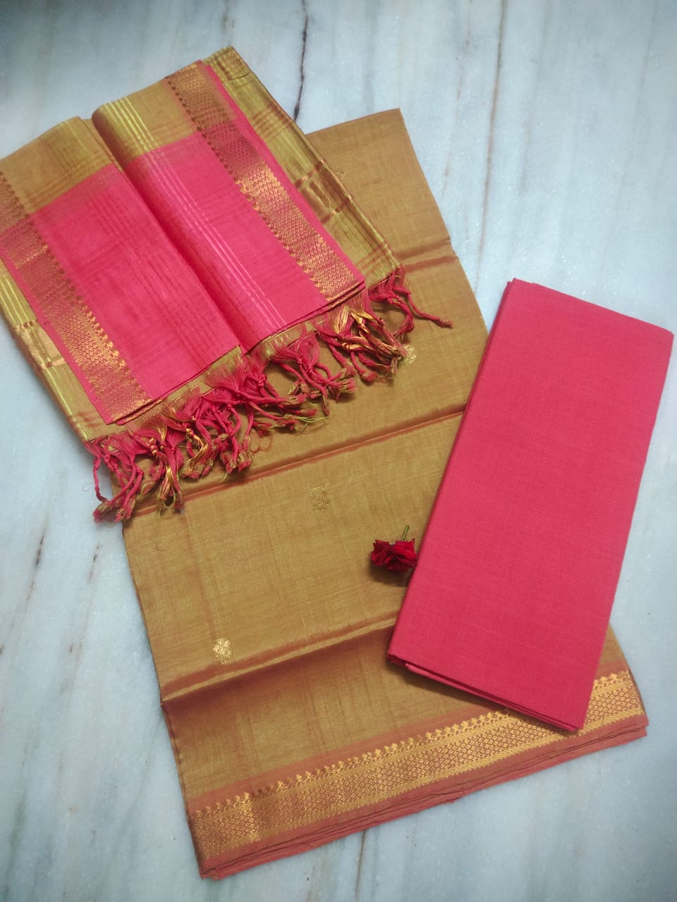 Mangalagiri handloom premium quality pattu dress material