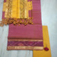 Mangalagiri handloom pure pattu by cotton dress material