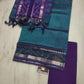 Mangalagiri handloom pure pattu by cotton dress material