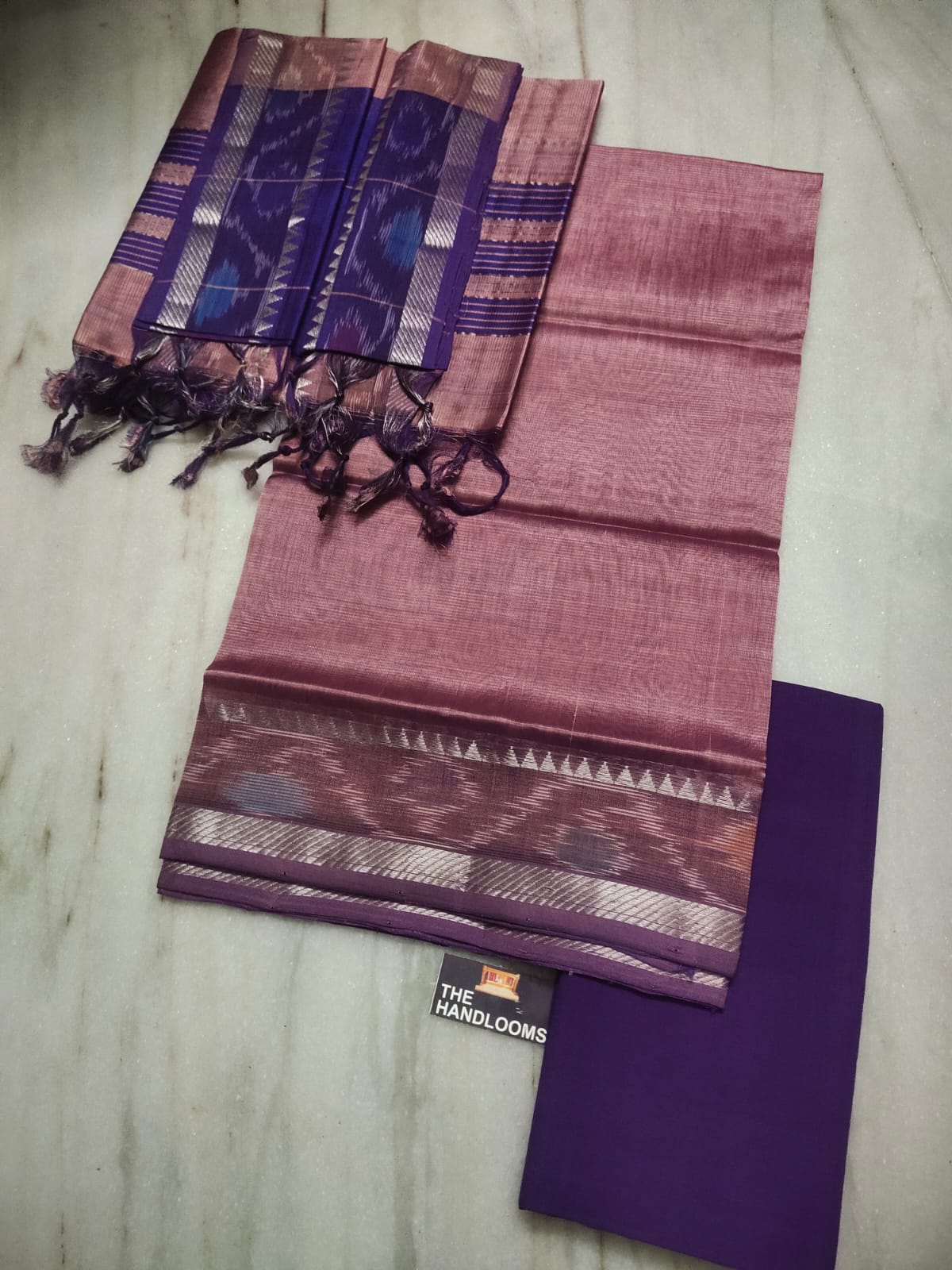 Mangalagiri handloom pure pattu by cotton dress material