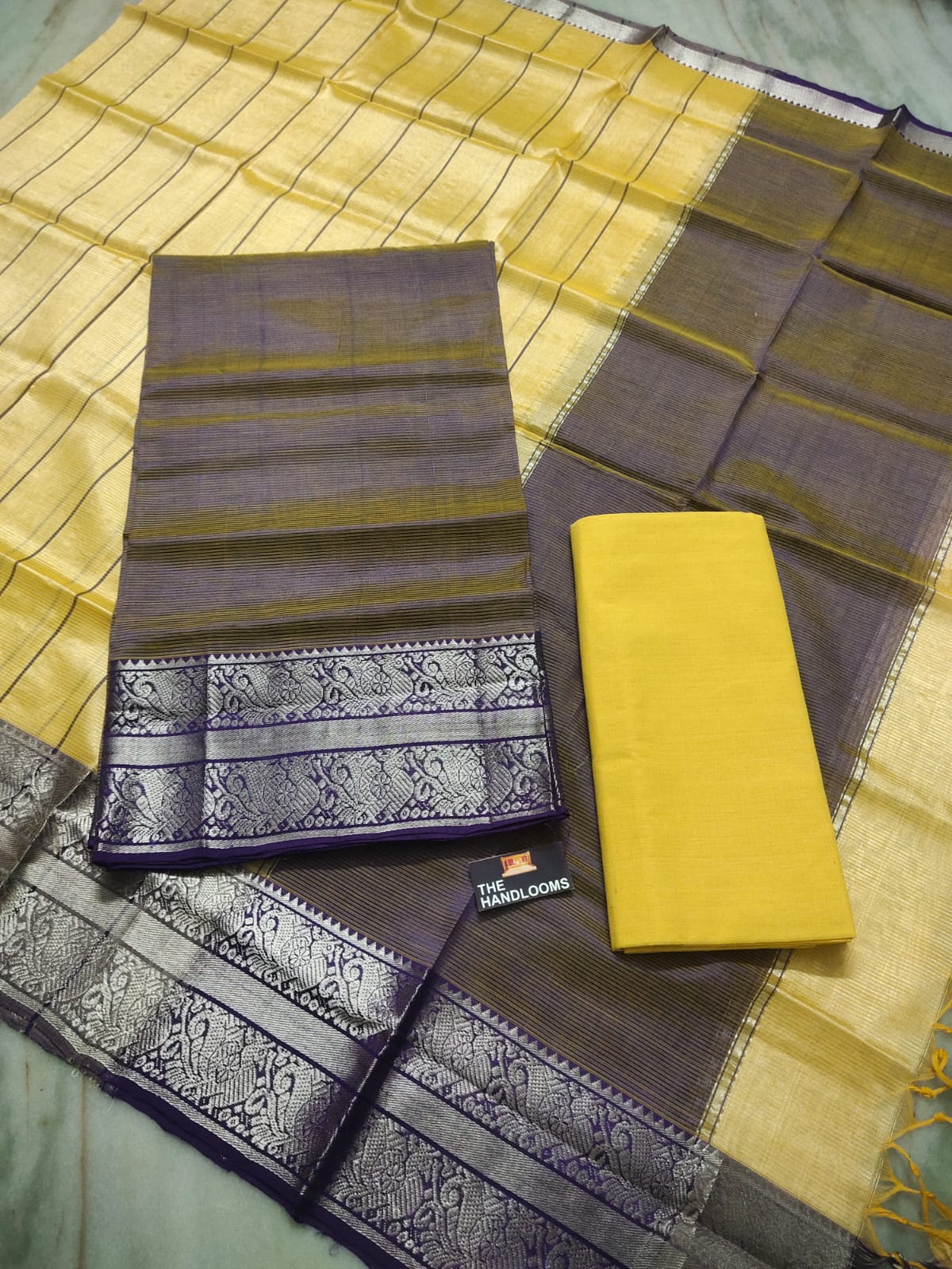 Mangalagiri handloom pure pattu by cotton {silk cotton} dress material