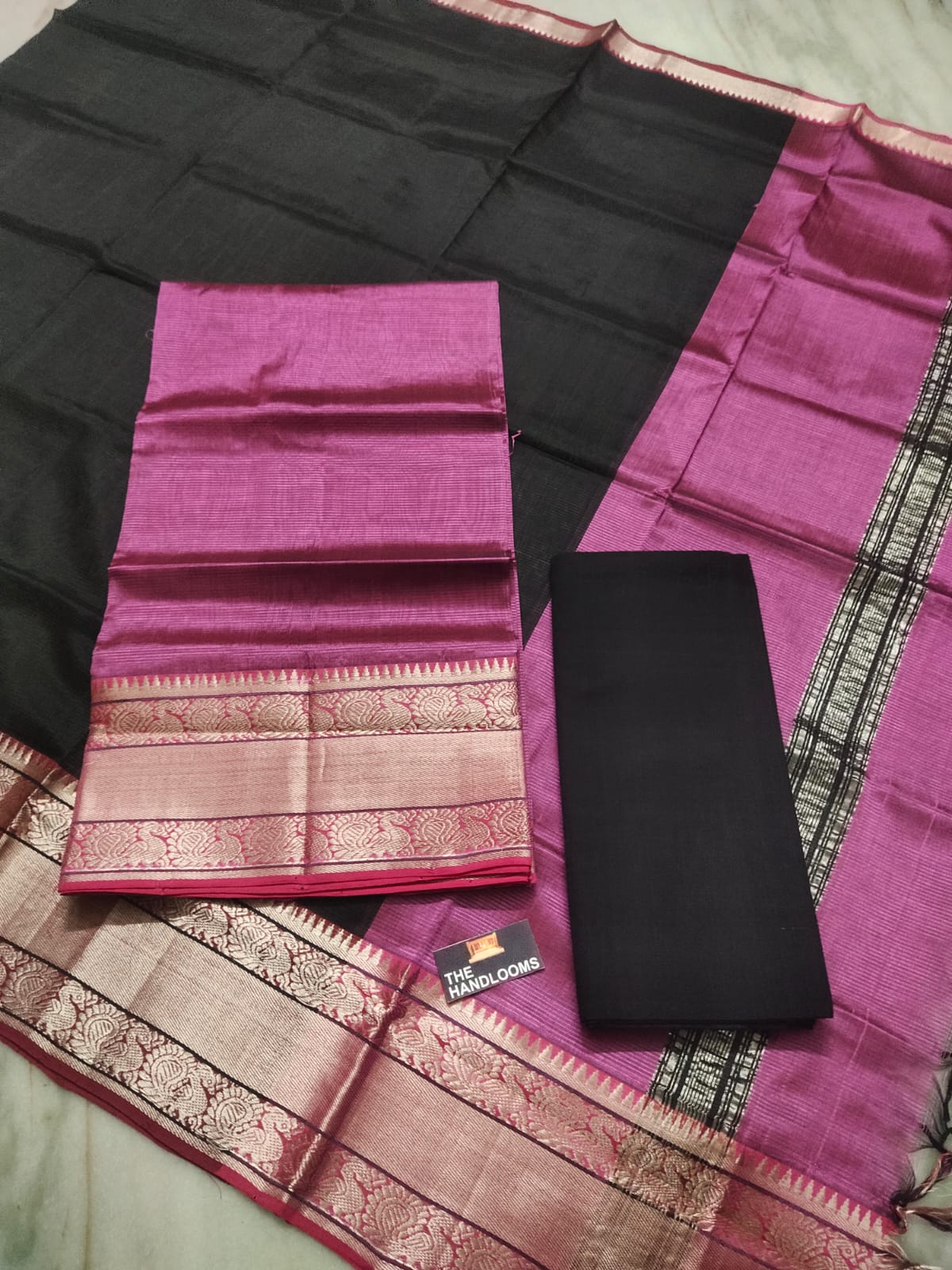 Mangalagiri handloom pure pattu by cotton {silk cotton} dress material