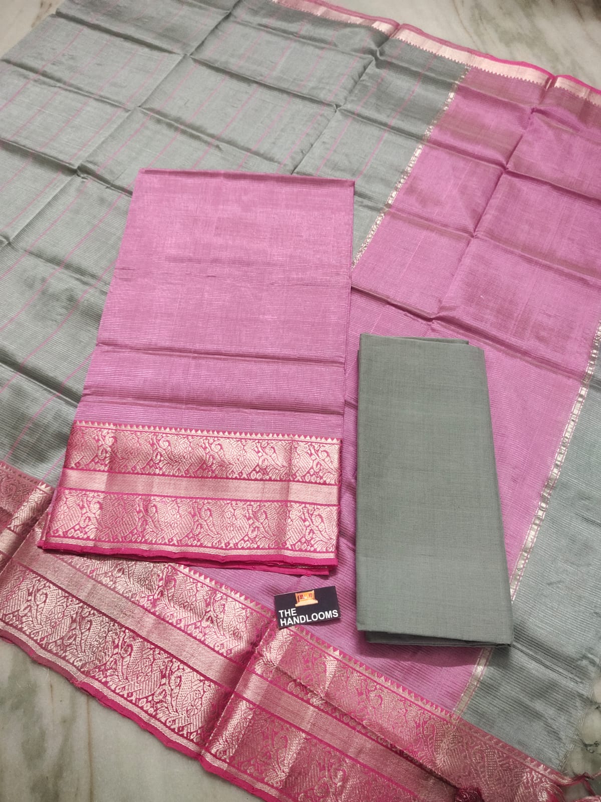 Mangalagiri handloom pure pattu by cotton {silk cotton} dress material