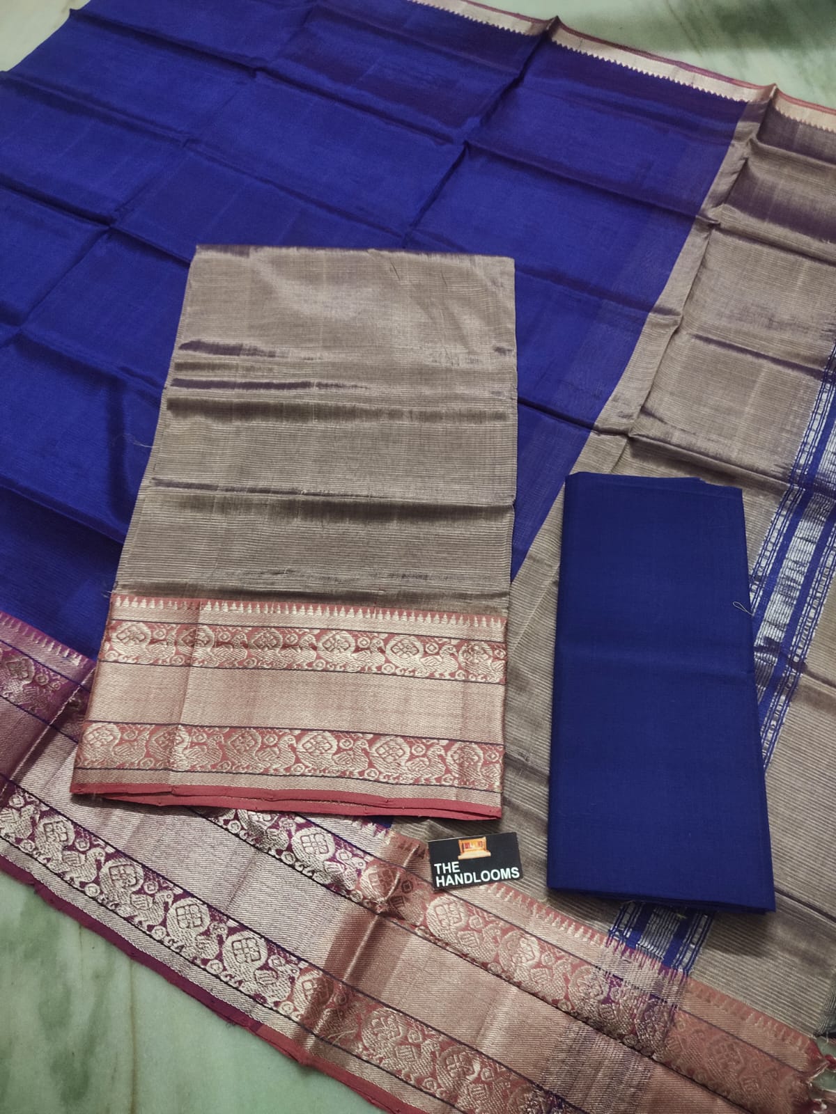 Mangalagiri handloom pure pattu by cotton {silk cotton} dress material