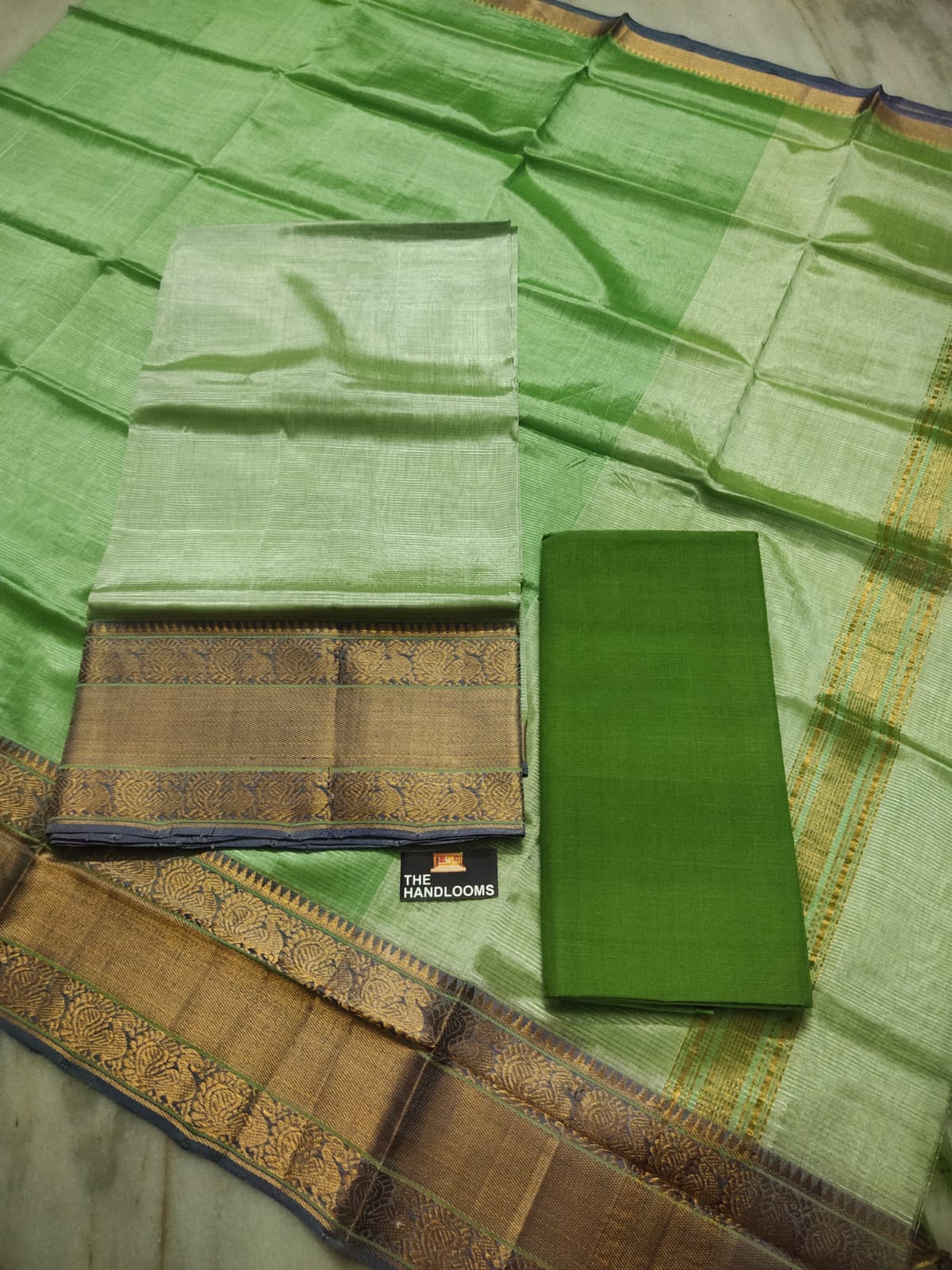 Mangalagiri handloom pure pattu by cotton {silk cotton} dress material