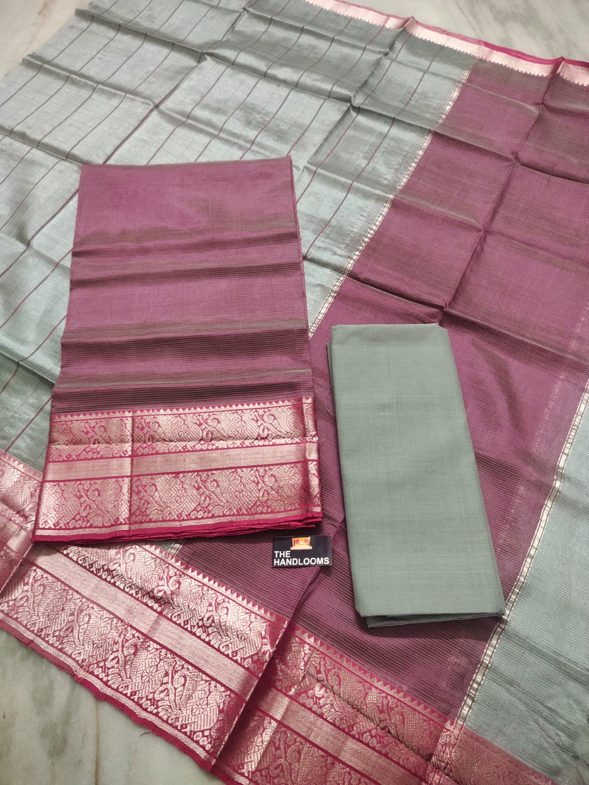 Mangalagiri handloom pure pattu by cotton {silk cotton} dress material