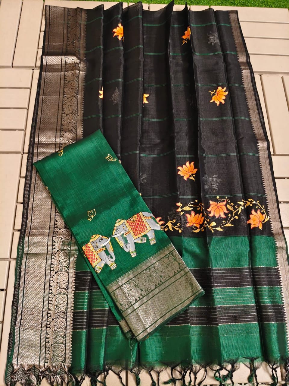 Mangalagiri pattu by cotton dress material